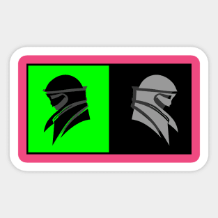 "I am a warrior ( Green )" Sticker